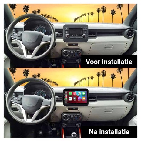 Suzuki Ignis 2016-2020 Apple Carplay en Android navigatie | DSP sound | Qled 9-inch AV-D040Q