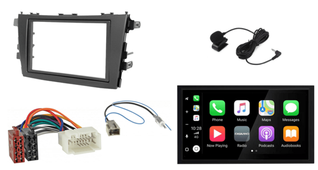 DAB+ Wireless Apple Carplay &amp; Android auto navigatie geschikt voor Suzuki Celerio 2014+ Audiovolt XPA-675DBT