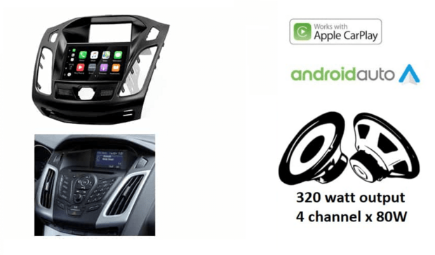 Wireless Apple Carplay &amp; Android auto navigatie geschikt voor Ford Focus 2011+ Audiovolt XPA-675BT