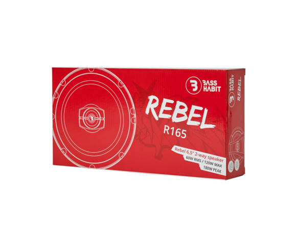 BASS HABIT REBEL 6,5&quot; 2-way speaker