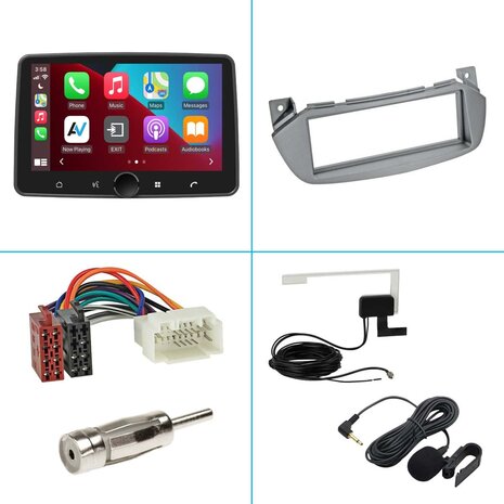 DAB+ navigatiesysteem voor de Nissan Pixo en Suzuki Alto 2009-2019 | CarPlay en Android Auto | XPA-800RDAB