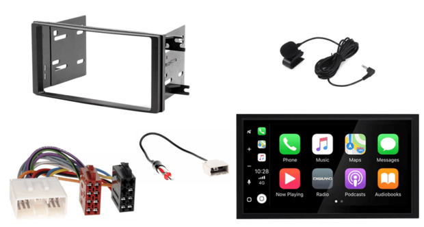 DAB+ Wireless Apple Carplay &amp; Android navigatie voor Subaru Forester 2008-2015 Audiovolt XPA-675DBT