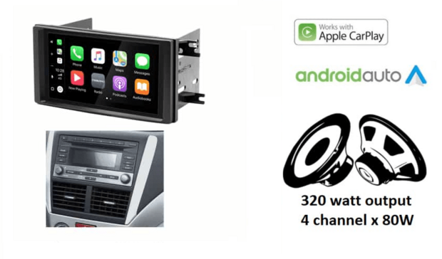 DAB+ Wireless Apple Carplay &amp; Android navigatie voor Subaru Forester 2008-2015 Audiovolt XPA-675DBT