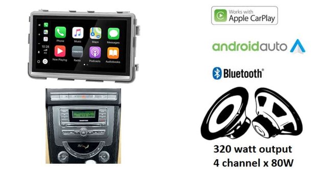 Wireless Apple Carplay &amp; Android auto navigatie voor Sang Yong Rexton 2013&ndash;2017 Audiovolt XPA-675BT