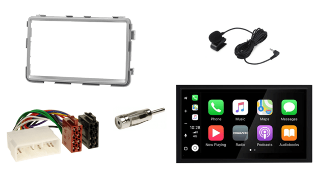 Wireless Apple Carplay &amp; Android auto navigatie voor Sang Yong Rexton 2013&ndash;2017 Audiovolt XPA-675BT