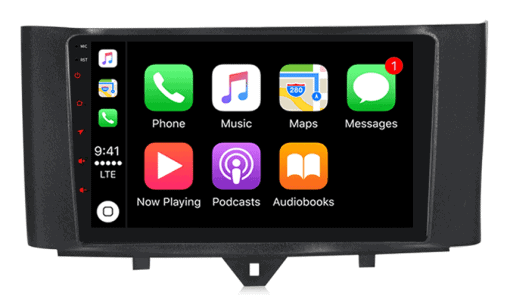 DAB+ autoradio navigatie voor Smart Fortwo 2011&ndash;2015 | Apple Carplay en Android | DSP sound | Qled 9-inch ARG-900DAB