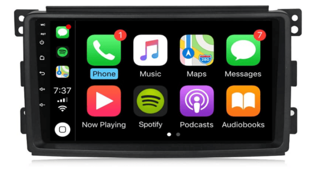 DAB+ autoradio navigatie voor Benz Smart 2006-2009 | Apple Carplay en Android | DSP sound | Qled 9-inch ARG-900DAB