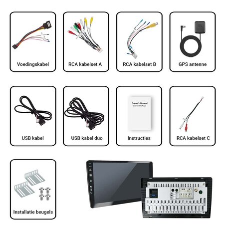 Smart Fortwo 2011&ndash;2015 Apple Carplay en Android auto navigatie | 8-core | DSP sound | Qled 9-inch AV-D040Q