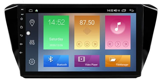 Skoda Superb 2016-2019 Carplay en Android navigatie 9&rdquo; | DAB+