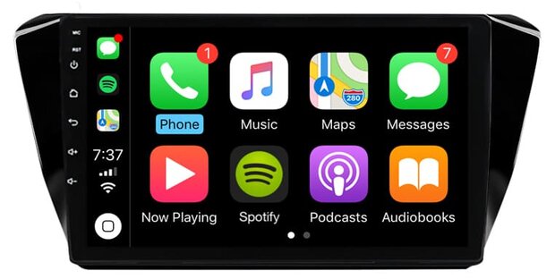 Skoda Superb 2016-2019 Carplay en Android navigatie 9&rdquo; | DAB+