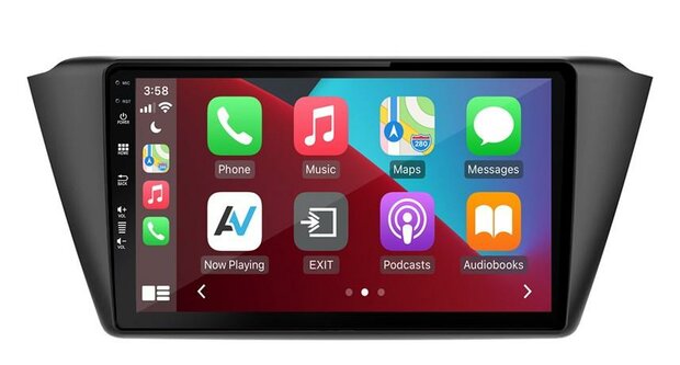 Skoda Fabia 2015-2020 Apple Carplay en Android navigatie | DSP sound | octa core 4+64GB | Qled 9-inch AV-D040Q