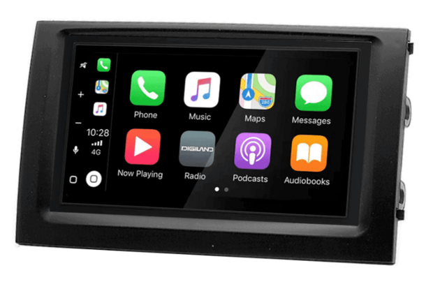 Wireless Apple Carplay &amp; Android auto navigatie geschikt voor SKODA Fabia 2003-2006 Audiovolt XPA-675BT