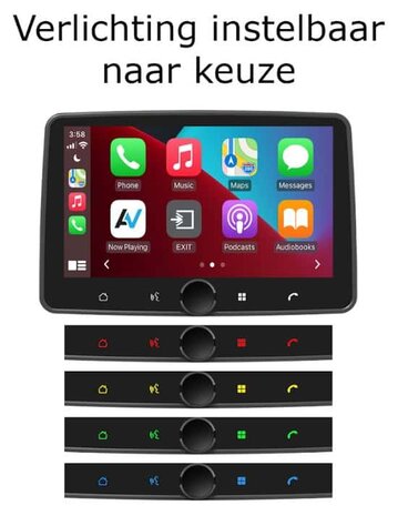DAB+ navigatiesysteem voor Seat Ibiza, Leon | CarPlay en Android Auto | XPA-800RDAB