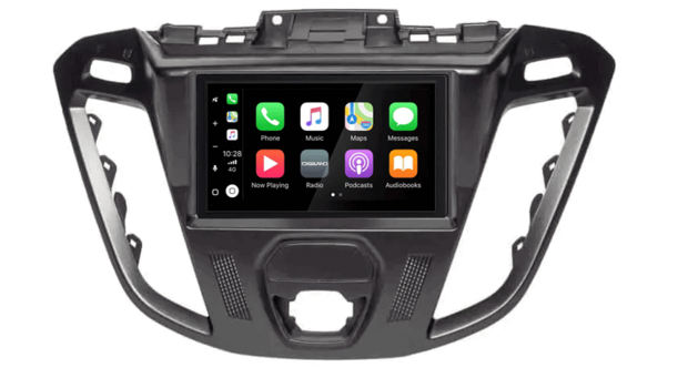 DAB+ Wireless Apple Carplay &amp; Android auto navigatie voor Ford Transit Custom 2012+ Audiovolt XPA-675DBT