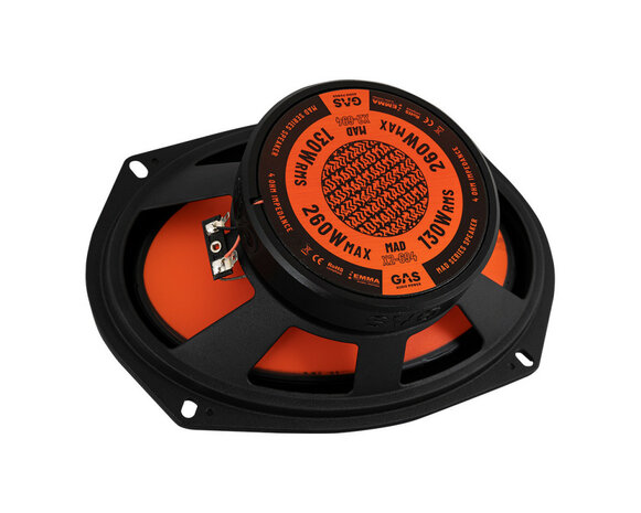 GAS MAD Level 2 Coaxial Speaker 6x9&quot;