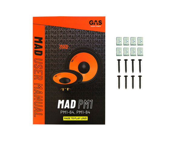 GAS MAD Level 1 Midrange Driver 8&quot;