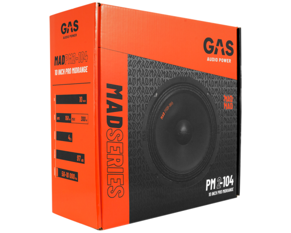 GAS MAD Level 2 Midrange Driver 10&quot;