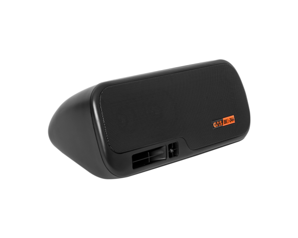 GAS MAD BK2-344 3-way box speaker - black, opbouwspeaker