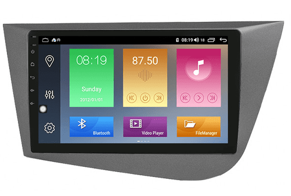Seat Leon 2005-2012 navigatie draadloos Car link en Android | DDR4 octa core | DAB+ autoradio | Full HD 9&rdquo; scherm