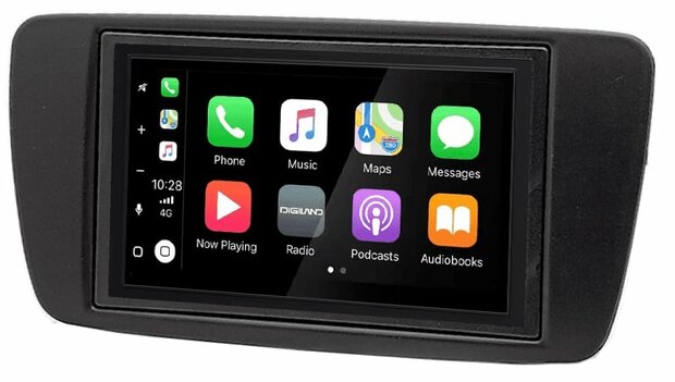 Wireless Apple Carplay &amp; Android auto voor Seat Ibiza 2008 &ndash; 2015 &ndash; navigatie 4x80W Audiovolt XPA-675BT
