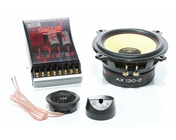 Helon-Serie 4-OHM 2-Way System 130 mm Extreme Kickbass Compo Systeem.