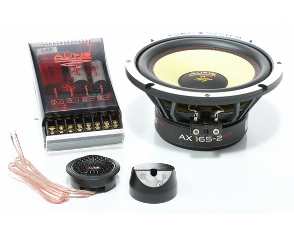 Helon-Serie 2-OHM 2-Way System 165 mm Exteme Kickbass Compo Systeem.
