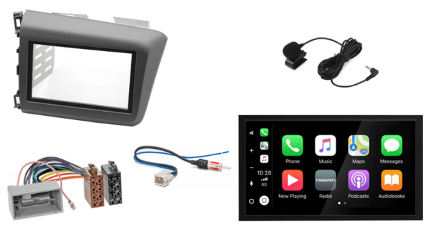 geschikt voor Honda Civic Sedan 2011-2013 wireless Apple Carplay &amp; Android auto navigatie Audiovolt XPA-675BT