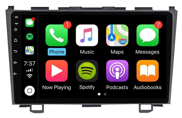 Honda CR-V 2007-2012 octa core wireless carplay en Android navigatie autoradio 9&rdquo; | DAB+