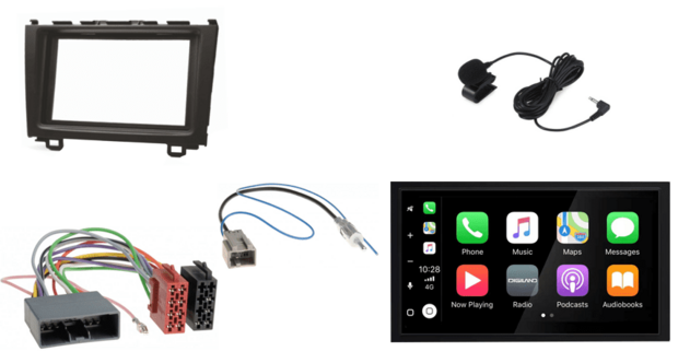 Wireless Apple Carplay &amp; Android auto navigatie geschikt voor Honda CR-V 2007-2012 Audiovolt XPA-675BT