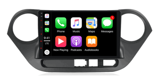 DAB+ autoradio navigatie voor Hyundai i-10 2013-2019 | Apple Carplay en Android | DSP sound | Qled 9-inch ARG-900DAB