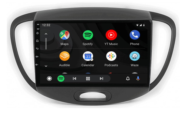 Navigatie voor Hyundai i-10 bj 2008-2013 | DDR4 octa core chip 4+64GB | Carplay en Android 12 | 9-inch
