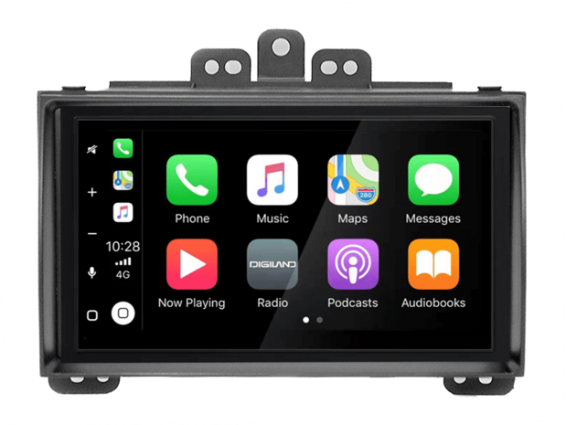 DAB+ Wireless Apple Carplay &amp; Android auto navigatie voor HYUNDAI i-20 2009-2012 Audiovolt XPA-675DBT