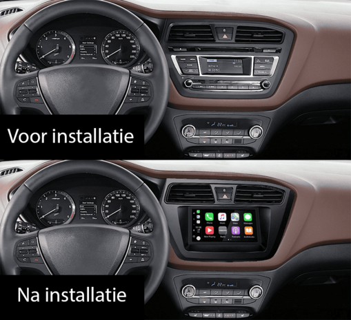 DAB+ Wireless Apple Carplay &amp; Android auto navigatie voor HYUNDAI I-20 2014-2020 Audiovolt XPA-675DBT