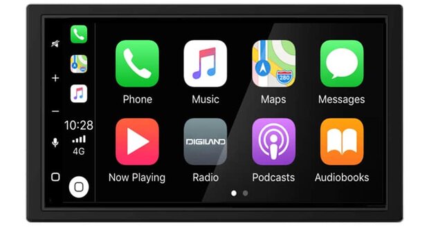 Wireless Apple Carplay &amp; Android auto navigatie geschikt voor HYUNDAI i-30 2012-2016 Audiovolt XPA-675BT