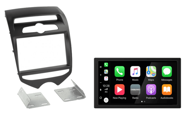 DAB+ Wireless Apple Carplay &amp; Android auto navigatie voor HYUNDAI IX20 (manuele airco) 2010-2014 Audiovolt XPA-675DBT