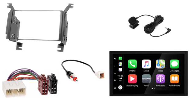 DAB+Wireless Apple Carplay &amp; Android auto navigatie voor Hyundai Santa Fe 2006-2010 (met OEM navigatie)