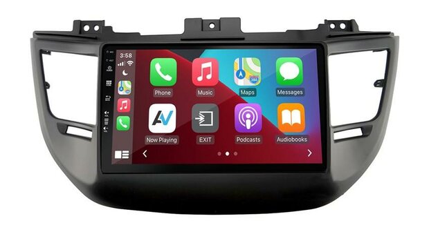 Hyundai Tucson 2014-2018 Apple Carplay en Android navigatie | DSP sound | Qled 9-inch AV-D040Q