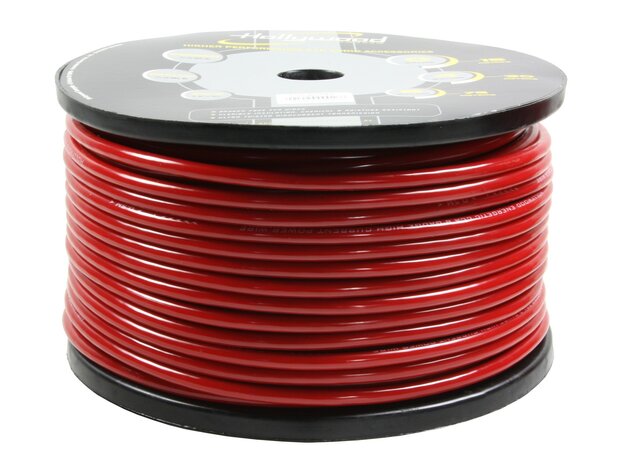 CCA PCR 8 - 75m Roll CCA Power Cable - 9,6mm&sup2; Red