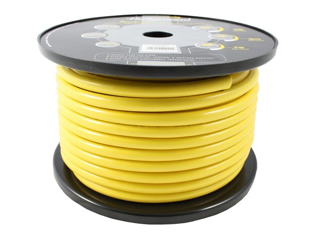 CCA PCY 4 - 5m CCA Power Cable - 21,4mm&sup2; Yellow