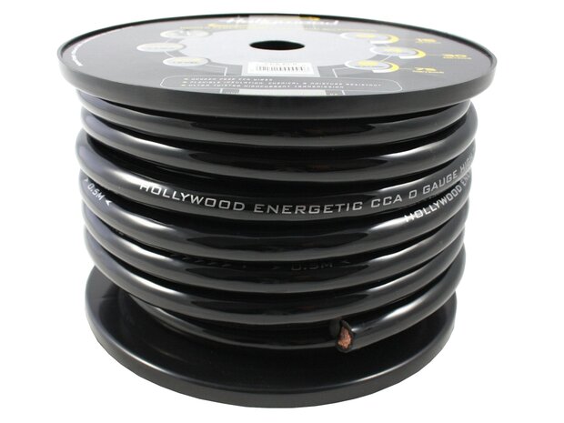 CCA PCB 0 - 15m Roll CCA Power Cable - 53,0mm&sup2; Black