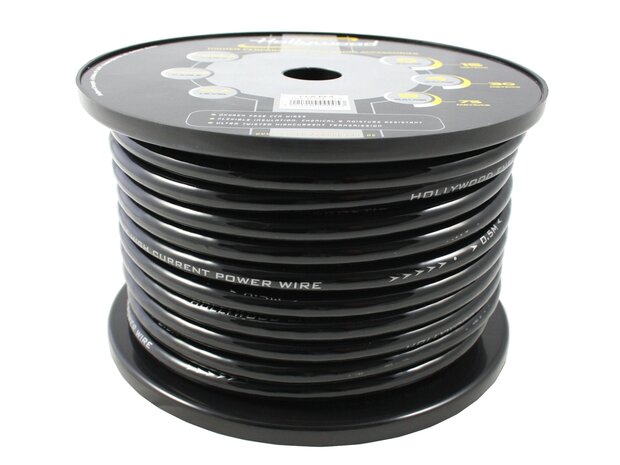 CCA PCB 4 - 30m Roll CCA Power Cable - 21,4mm&sup2; Black