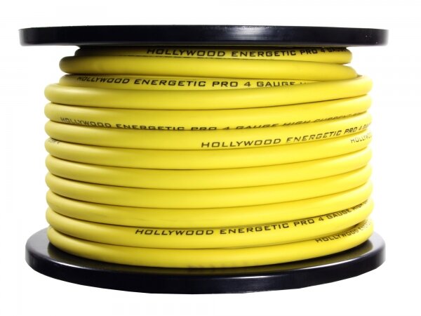 PRO PCYL 4 - 30m Roll PRO Power Cable - 21,4mm&sup2; Yellow