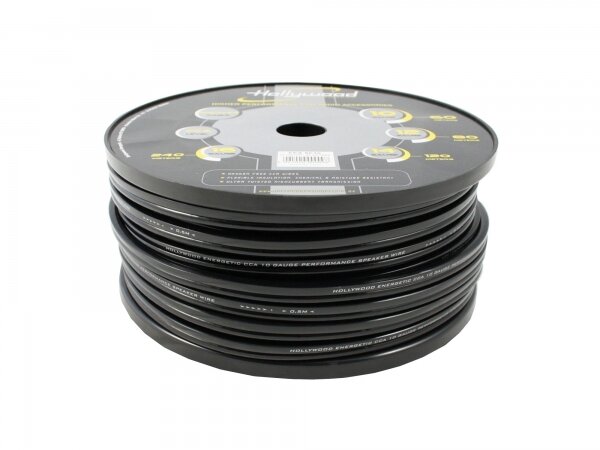 CCA SC 10 - 40m Roll CCA Speaker Cable - 2x4mm&sup2; Black