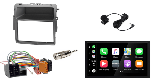 DAB+ Wireless Apple Carplay &amp; Android auto navigatie voor OPEL Vivaro (X83) Renault Trafic (II) 2010-2014 4&times;80 watt