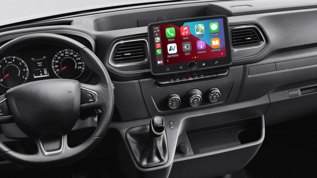 DAB+ navigatiesysteem voor Renault Master 2019-heden | CarPlay en Android Auto | XPA-800RDAB