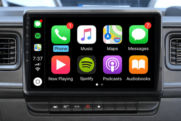 Geschikt voor Renault Master 2019+ navigatie draadloos Car link en Android 12 | DDR4 octa core 10 inch premium