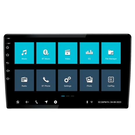 DAB+ autoradio navigatie voor Renault Master 2019+ Apple Carplay en Android | DSP sound | Qled 9-inch ARG-1000DAB