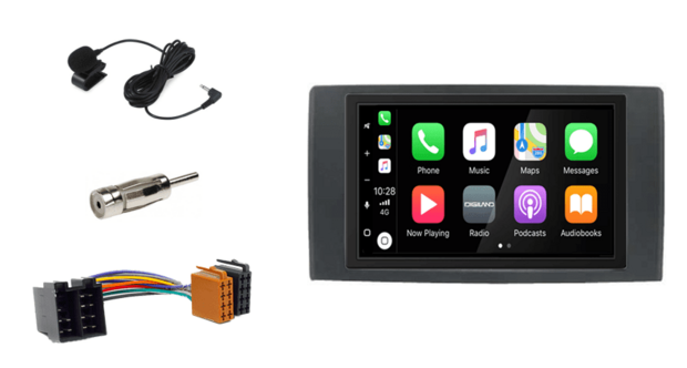 DAB+ Wireless Apple Carplay &amp; Android auto voor Iveco Daily 2004-2016 autoradio &ndash; navigatie 4x80W Audiovolt XPA-675DBT
