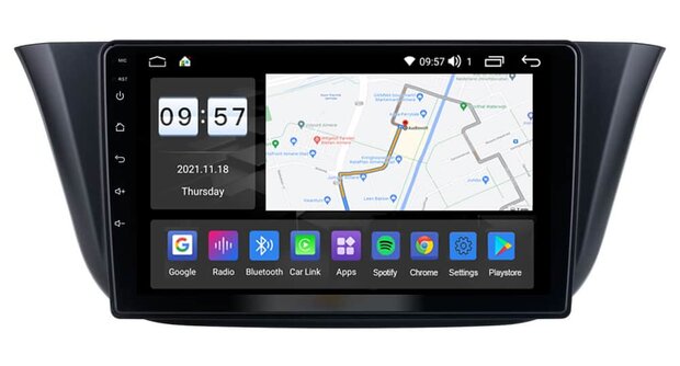 DDR4 octa core navigatie voor Iveco Daily 2014 draadloos Car link en Android 12 | 4+64GB