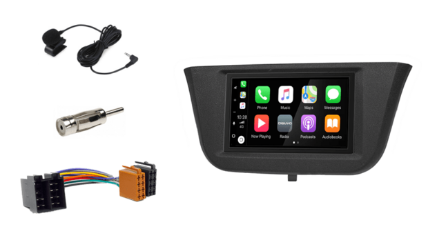 DAB+ Wireless Apple Carplay &amp; Android auto navigatie voor Iveco Daily 2014+ autoradio 4x80W Audiovolt XPA-675DBT